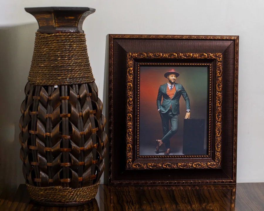 Ornate decorative portrait frame production Abuja
